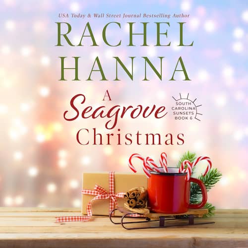 Audiobook cover for A Seagrove Christmas audiobook by Author Rachel Hanna