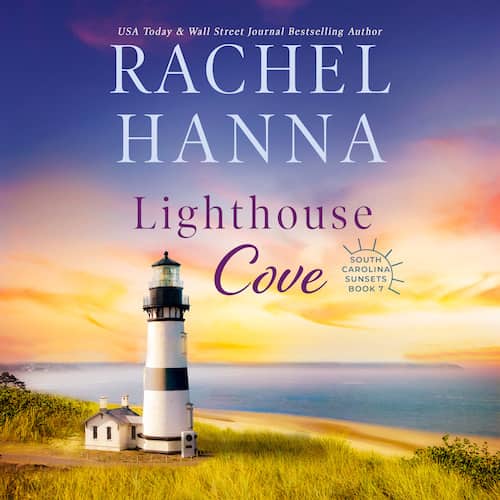 Audiobook cover for Lighthouse Cove audiobook by Author Rachel Hanna