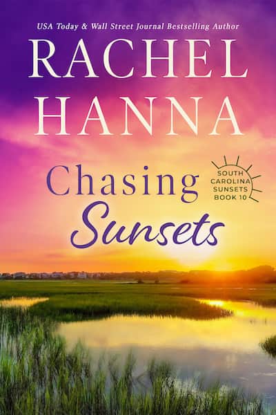 Book cover for Chasing Sunsets by Rachel Hanna